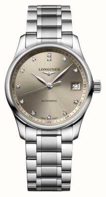 LONGINES Master collection 34mm serti de diamants automatique L23574076