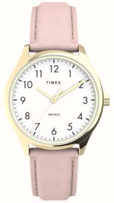Timex Femme | lecteur facile | bracelet rose TW2V25200