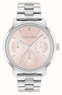 Calvin Klein Femme | cadran rose | bracelet en acier inoxydable 25200176