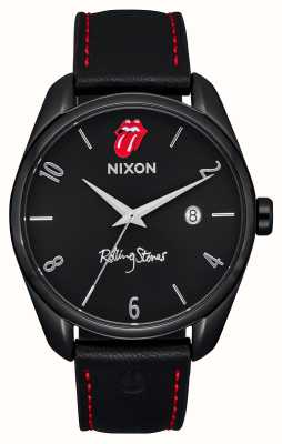 Nixon Thalie | pierres roulantes | cadran noir | bracelet en cuir noir A1360-001-00