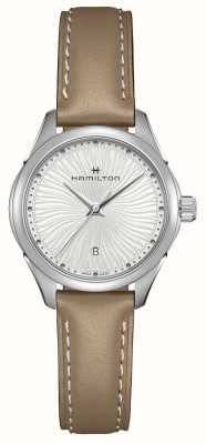 Hamilton Jazzmaster lady quartz (30mm) cuir marron H32231810