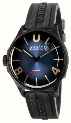 U-Boat Bracelet noir ipb bleu Darkmoon 40mm 9020