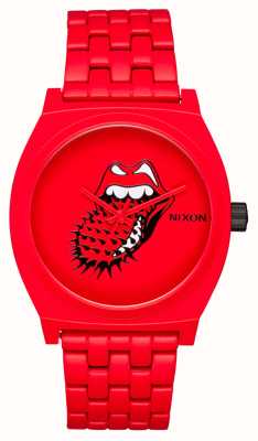 Nixon Rolling Stones Time Teller monochrome rouge A1356-191-00