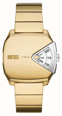 Diesel D.v.a. pour hommes montre en or blanc et jaune DZ2154