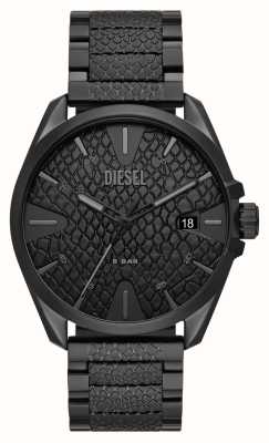 Diesel ms9 pour hommes | cadran noir | bracelet en acier inoxydable noir DZ2161