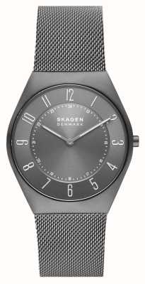 Skagen Vert homme | cadran gris | bracelet en maille d'acier gris acier SKW6824
