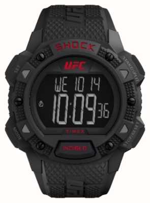 Timex x UFC Amortisseur Core digital / caoutchouc noir TW4B27400