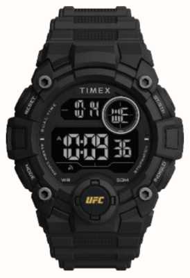 Timex X ufc revanche numérique / caoutchouc noir TW5M53200