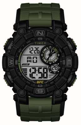 Timex x UFC Rachat numérique / caoutchouc vert TW5M53900