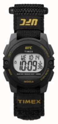 Timex x UFC Rivalité numérique / tissu noir TW4B27700
