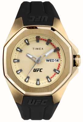 Timex X ufc pro cadran or / silicone noir TW2V57100