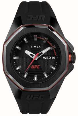 Timex x UFC Cadran noir Pro / silicone noir TW2V57300