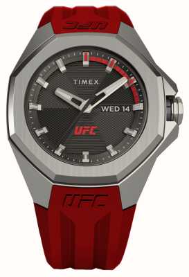 Timex X ufc pro cadran noir / silicone rouge TW2V57500