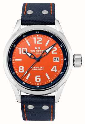 TW Steel Volante | wrc | cadran orange | toile bleue et bracelet en caoutchouc VS91