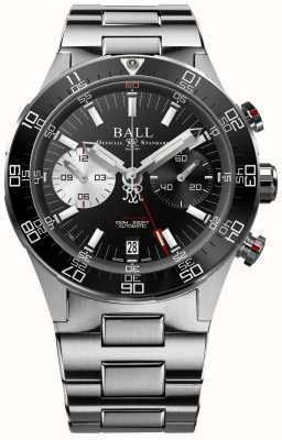Ball Watch Company Roadmaster m édition limitée chronographe (41mm) cadran noir / acier inoxydable DC3180C-S1CJ-BK