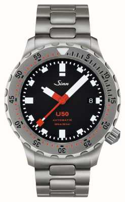 Sinn U50 | montre de plongée bracelet microbillé 1050.010 BRACELET