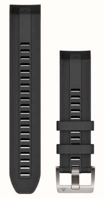 Garmin Bracelet montre Quickfit® 22 marq seul - bracelet silicone noir 010-13225-00