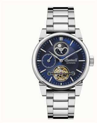 Ingersoll La balançoire | automatique | cadran bleu | bracelet en acier inoxydable I07501B