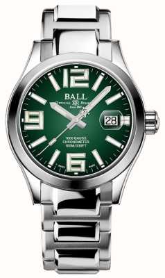 Ball Watch Company Légende de l'ingénieur iii | 40mm | cadran vert | bracelet en acier inoxydable | arc-en-ciel NM9016C-S7C-GRR