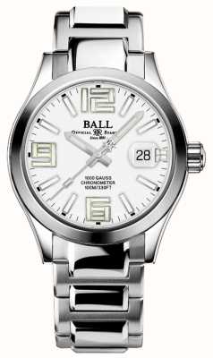 Ball Watch Company Légende de l'ingénieur iii | 40mm | cadran blanc | bracelet en acier inoxydable NM9016C-S7C-WH