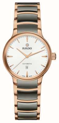 RADO Centrix | bicolore | pvd or rose | céramique de haute technologie R30019012