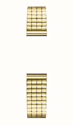 Herbelin Bracelet montre Antarès interchangeable - maillon cube acier pvd or - bracelet seul BRAC17444P