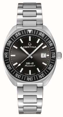 Certina Ds-2 | automatique | cadran gris | bracelet en acier inoxydable C0246071108102