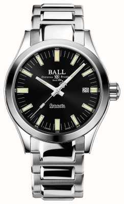 Ball Watch Company Ball Engineer m Marvellight (40 mm) bracelet en acier inoxydable pour homme avec cadran noir NM9032C-S1CJ-BK