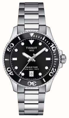 Tissot Seastar 1000 36mm | cadran noir | bracelet en acier inoxydable T1202101105100