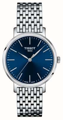 Tissot Everytime quartz lady (34mm) cadran bleu / acier inoxydable T1432101104100