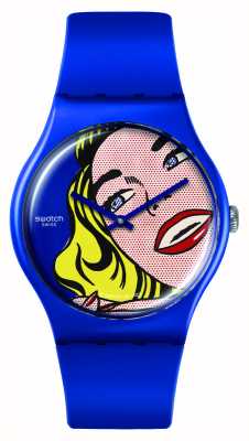 X Moma - Girl de Roy Lichtenstein, la montre - Swatch Art Journey SUOZ352