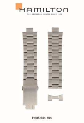 Hamilton Straps Bracelet en acier inoxydable pour h64455133 - bracelet uniquement H695644104