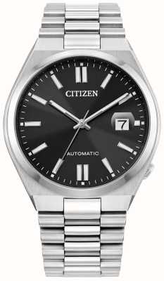 Citizen Tsuyosa automatique (40 mm) cadran noir soleillé / bracelet en acier inoxydable NJ0150-56E