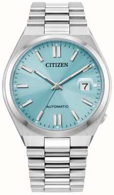 Citizen Tsuyosa automatique (40 mm) cadran bleu clair soleillé / bracelet en acier inoxydable NJ0151-53M