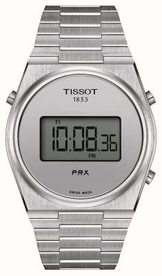 Tissot Cadran numérique Prx digital (40 mm) / bracelet en acier inoxydable T1374631103000