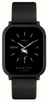 Radley Bracelet tracker d'activité intelligent série 10 (36 mm), bracelet en silicone noir RYS10-2151