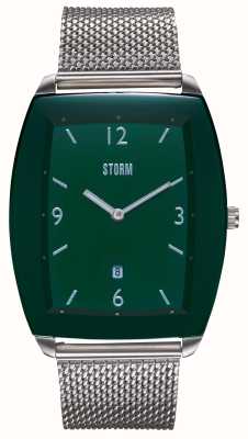 STORM Cadran vert zyone (38 mm) pour homme / bracelet en maille d'acier inoxydable 47527/GN