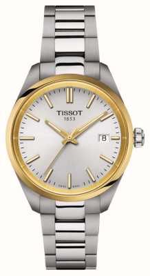 Tissot Montre femme pr 100 (34 mm) cadran argenté / bracelet acier inoxydable T1502102103100