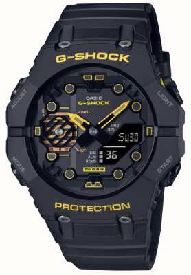 Casio G-shock « caution jaune » en silicone noir résistant aux chocs GA-B001CY-1AER