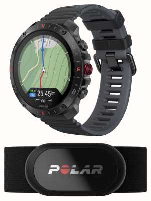 Polar Grit x2 pro premium montre de sport intelligente gps noir avec capteur h10 (s-l) 900110286