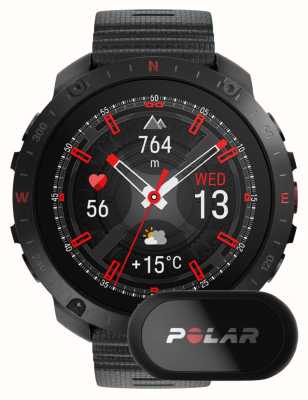 Polar Grit x2 pro premium montre de sport intelligente gps noir avec capteur h10 (s-l) 900110286