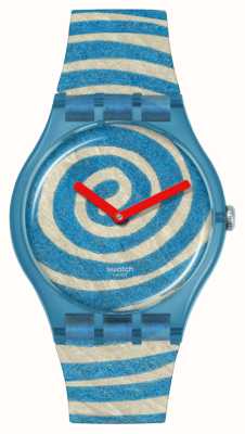 Swatch X tate - les spirales bourgeoises - voyage swatch art SUOZ364C