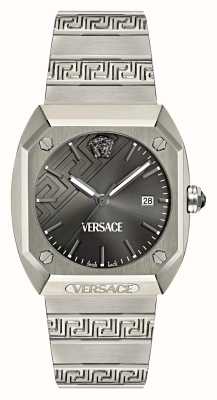 Versace Antares (41,5 mm) cadran gris / bracelet titane VE8F00524