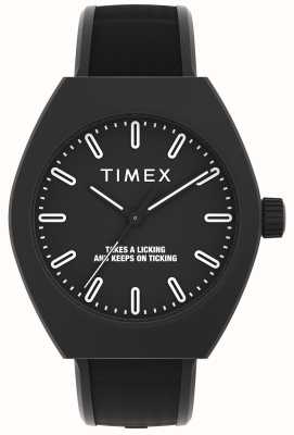 Timex Urban pop (40 mm) cadran noir / bracelet noir en bio-tpu TW2W42100