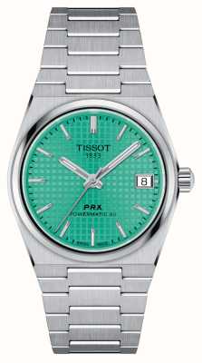 Tissot Prx powermatic 80 (35 mm) cadran vert / bracelet en acier inoxydable T1372071109101