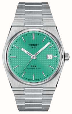 Tissot Prx powermatic 80 (40 mm) cadran vert / bracelet en acier inoxydable T1374071109101