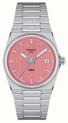 Tissot Prx (35mm) cadran rose / bracelet acier inoxydable T1372101133100