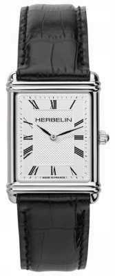 Herbelin Homme, quartz analogique, bracelet cuir 17468AP08