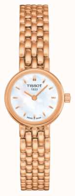 Tissot Cadran de vadrouille plaqué or rose pour femme T0580093311100