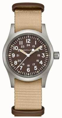 Hamilton Bracelet nato mécanique kaki field H69439901